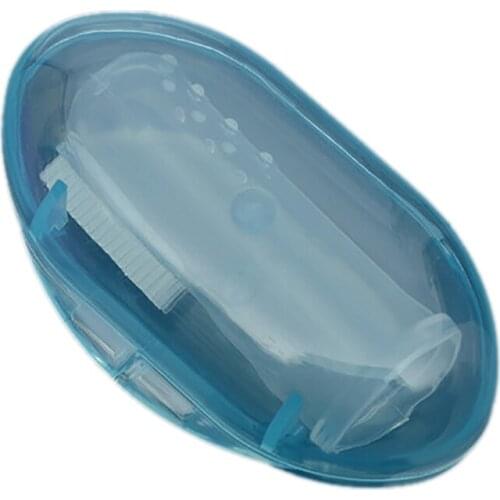 Super Soft Dog Toothbrushes Pet Finger Toothbrush Plush With Storage Box Dog Plus Bad Breath Care Tartar Tools Dog Cat Cleaning