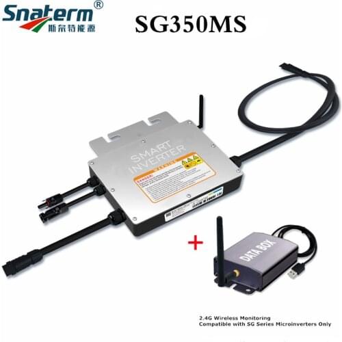 200W 250W 300W 350Watt MPPT On Grid Micro inverter 18-50VDC to 110V/220VAC Pure Sine Wave Output for solar home system use