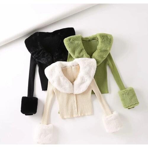 2021 Fashion Spring Autumn Women Knit Sweaters Ribbed Kint Cardigans Women Fashion Clothing