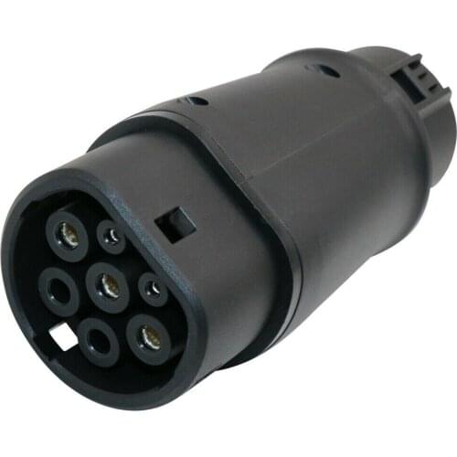 DUOSIDA EV Adaptor 32Amp EV Charger Type 1 to Type 2 EV Adapter Electric Vehicles Car Charging J1772 Plug