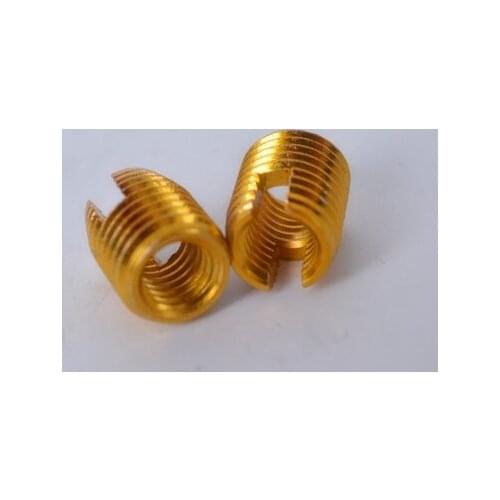 M2-M16 Slotted Self-tapping Lo Sets Silk sleeve Braces Plastic Aluminum parts Embedded Thread protective case Type 302