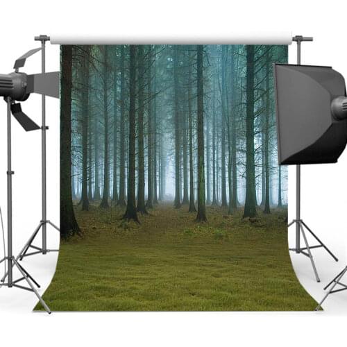 Mehofoto Forest Photo Backdrop for Photography Green Grass Background for Photographic Camera Studio S-3151