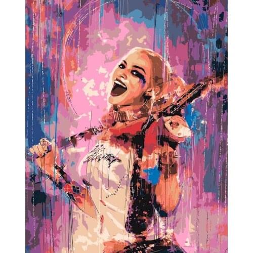 RUOPOTY 60x75cm DIY paint by numbers Figure For Adults children Frameless Oil Painting By Numbers On Canvas DIY Home Decor