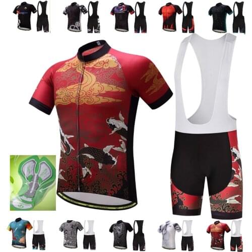 New Brand Summer Cycling Jersey Set Breathable MTB Bicycle Cycling Clothing Mountain Wear Clothes Maillot Ropa Ciclismo