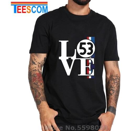 New Vintage Classic Legend Never Die Bug Car T shirt men Retro LOVE Herbie 53 T-shirt Automobile tshirt Automotive car tee shirt
