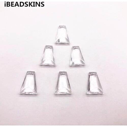 New arrival! 27x20mm 210pcs clear Acrylic trapezoid shape charm for earrings accessories/Earring parts/jewelry finding DIY