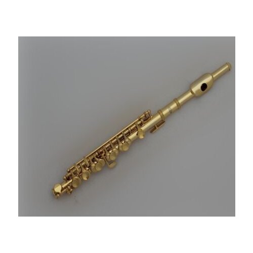 New piccolo c key real gold plated great material #6790