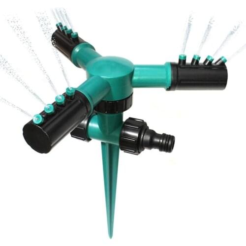 360° Automatic Rotation Spray Head Garden Irrigation Tool (Green) Watering Irrigation