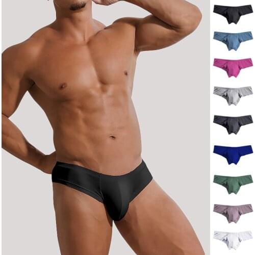 Sexy Swimwear Men Swimsuit Shorts Bikini Briefs Boxer Mens Low Waist Bugle Pouch Underwear Mens Bathing Suits Beach Swim Trunks