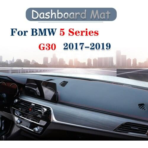 Anti-Slip Mat for BMW 5 Series G30 2017 2018 2019 2020 Dashboard Cover Pad Dashmat Carpet Cape Accessories 520i 525i 530i 540i