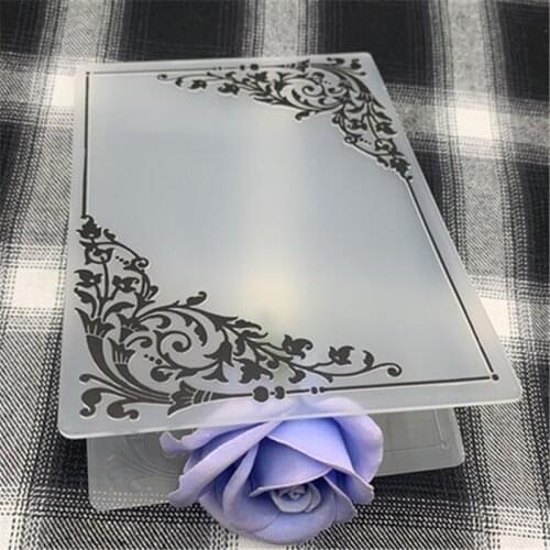 Frame flower print DIY Plastic Embossing Folders for DIY Scrapbooking Paper Craft/Card Making Decoration Supplies