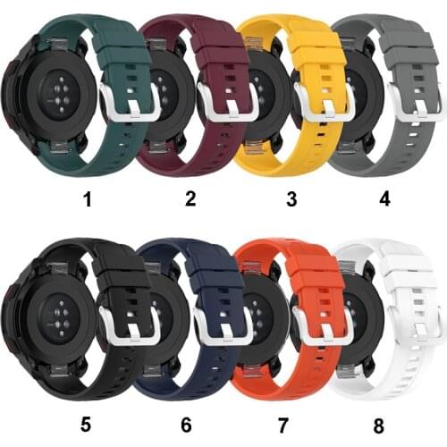 50pcs Silicone Watchband for Huawei Watch Honor Watch GS PRO Replacement Smartwatch Band Belt Watch Band Strap