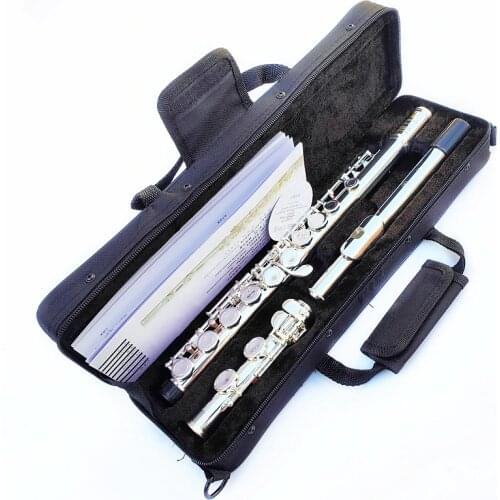 Top Japan YF-471 Flute 16 Hole with E Key YF-271 Silver Plated Flute C Key White Copper Flauta Transversal Music Instrumentos