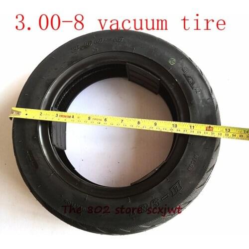 High quality Electric Scooters Warehouse Vehicles Mini Motorcycle Moped 8" Rim 3.00-8 Scooter Tubeless Tire 300-8 Vacuum tyre