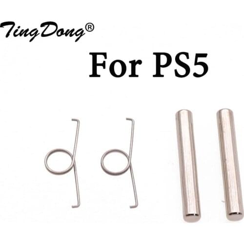 1Set PS5 L2 R2 Trigger Button Spring Metal Replacement R2 L2 Trigger Buttons Component Buckle for PS5 Controller Parts