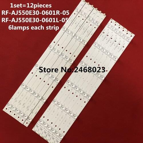 LED Backlight lamp strip For Sharp 55"TV RF-AJ550E30-0601R-05 0601L LSC550FN13 HWV55162Y CRH-P5530300612R675 P5530300612L675