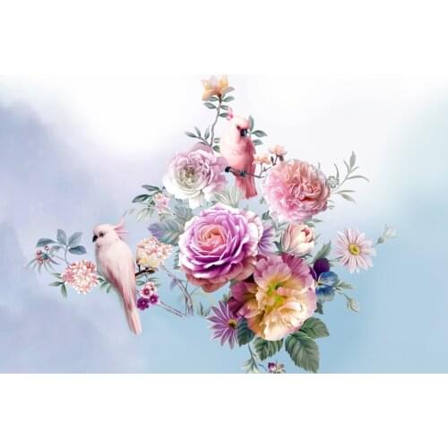 New Arrivals DIY 5D Diamond Painting Flowers Birds Cross Stitch Kit Full Drill Embroidery Mosaic Art Picture Crafts Home Decor