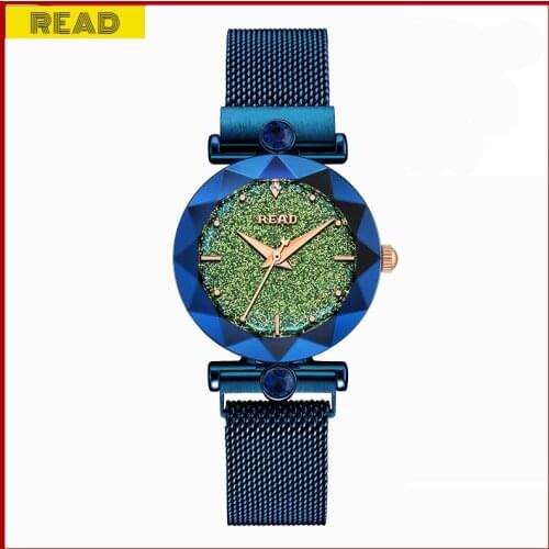 READ Brand Women Fashion Watches Luxury Stainless Steel Strap Quartz Watch Elegant Ladies Waterproof Casual Wristwatches 2021