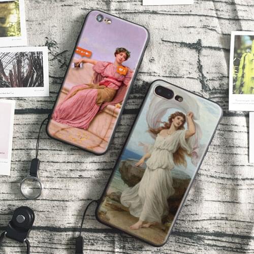 Vintage painting Originality Art Soft Silicone Tpu Phone Case Cover Shell For iPhone 5 5s Se 6 6s 7 8 Plus X XR XS 11 Pro MAX