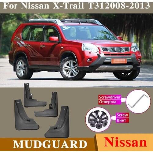 Black Mudguard For Cars Suitable For Nissan X-Trail T312008-2013 Effectively Prevent Mud And Sand From Splashing On The Body