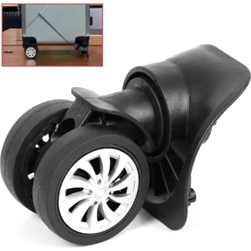 Hot sale 4pcs/set Replacement Luggage Suitcase Wheels Swivel Universal Wheel Black Dual Roller Wheels outdoor travel traveling