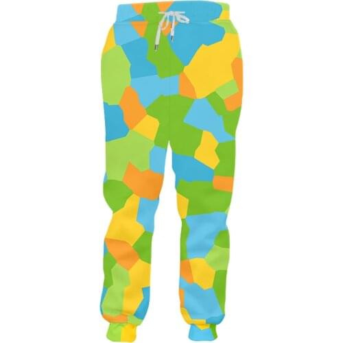 IFPD 3D Jogging Pants Paint Stitching Cool Printed Mens Jogger Pants Causual Harajuku Plus Size Custom Trousers Dropshipping