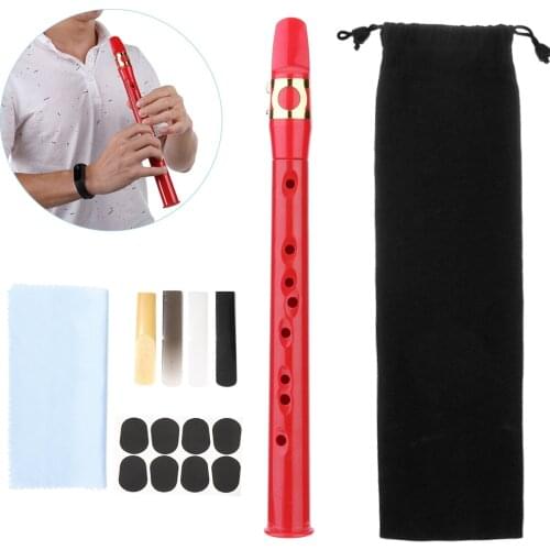 Mini Pocket Saxophone Sax ABS Material Mini Sax with Mouthpieces Carrying Bag Woodwind Instrument