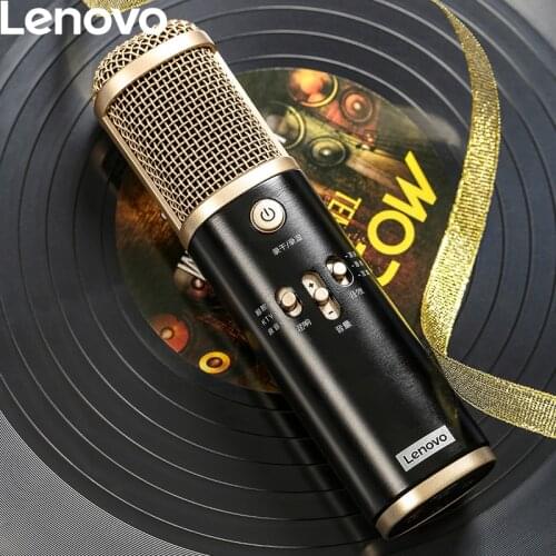 Lenovo Microphone Um10C Pro Studio Professional microfone Live broadcast Condenser Sound Recording For mobile phone computer
