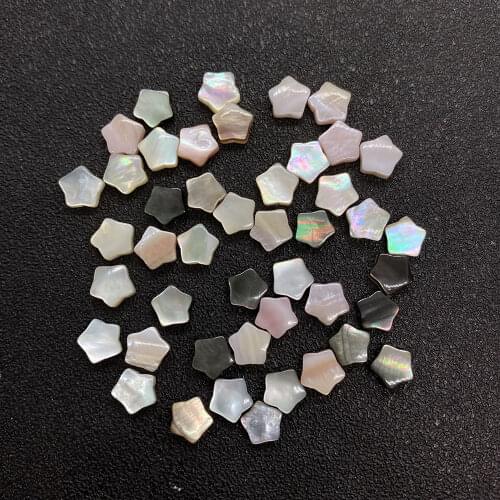 Natural Sea Shell Pearl Small Star Shape Mother Shell Pearl Fashion Jewelry DIY Making Earrings Necklace Bracelet Accessories