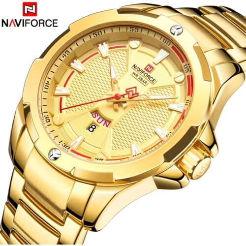 NAVIFORCE Top Brand Fashion Men Watch Luxury Military Quartz Mens Watches Waterproof Sports Mens Wrist Watch Relogio Masculino