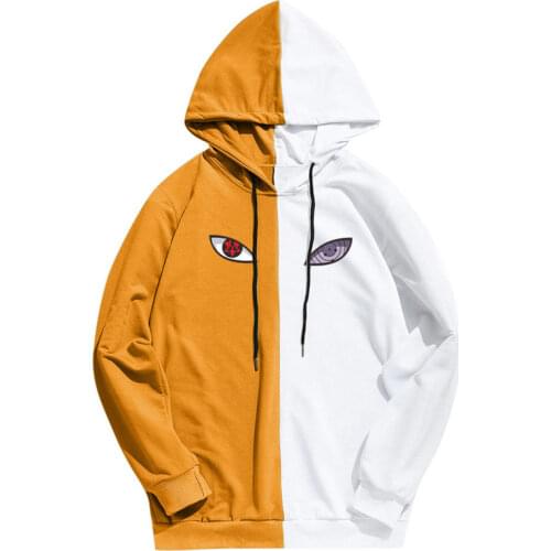 New Double Color Hoodies Men And Women Pullover Sweatshirt Harajuku Brand Printing Eye Hip Hop Hoodie Thin Clothing Hot Sale