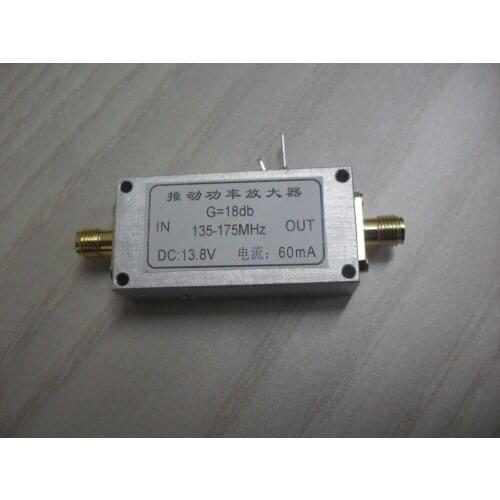 NEW 1PC 135-175MHz Gain: 18dB V-Segment Push Power Amplifier RF Power Amplifier High Frequency Power Amplifier Power Amplifier