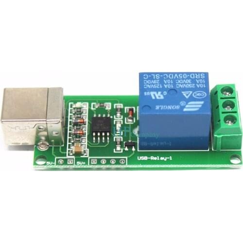 One Channel 5V Relay Module USB Control Switch/ 1 Way Relay Module/ Computer Control Switch/ PC Intelligent Control USB-Relay-1