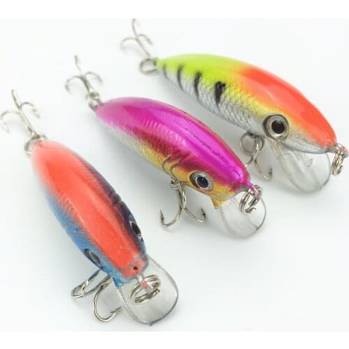 Carp Fishing Lure Sea Bass Lure for Reels Rod Hard Artificial Fishing Bait Minnow Hard Aritificial Wobblers Fishing Tackle 3PCS