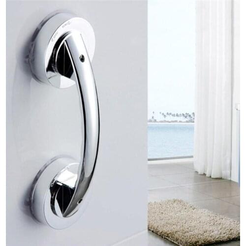 Shower Handle For Safety With Strong Hold Suction Cup Grab In Bathroom Plactis Tub Bar Free Of Punch Handle Toilet Handrail Bath