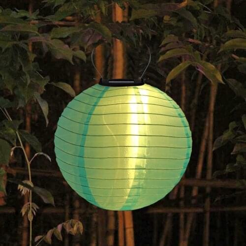 Garden Camping Hanging LED Light 20/25/30cm LED Solar Lantern Decoration Lamp Waterproof Outdoor Yard Party Decor Hanging Light