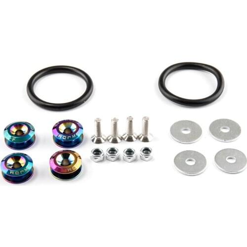 Universal CNC Billet Bumper Trunk Quick Release Fastener Kit