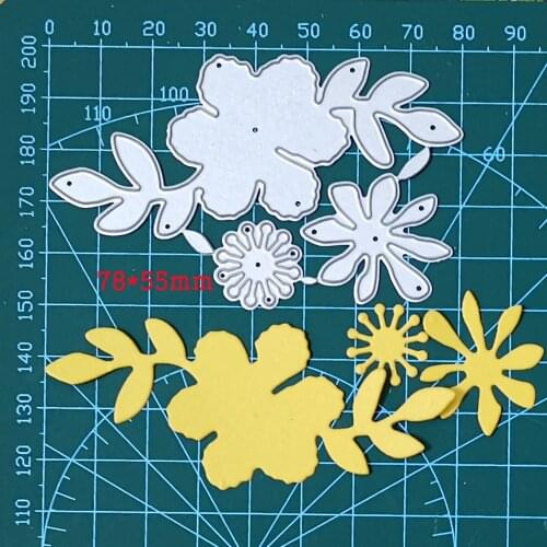 Flower Leaf Metal Steel Cutting Dies 2021 New craft Scrapbooking Dies cuts mould stencil emboss paper card making die template