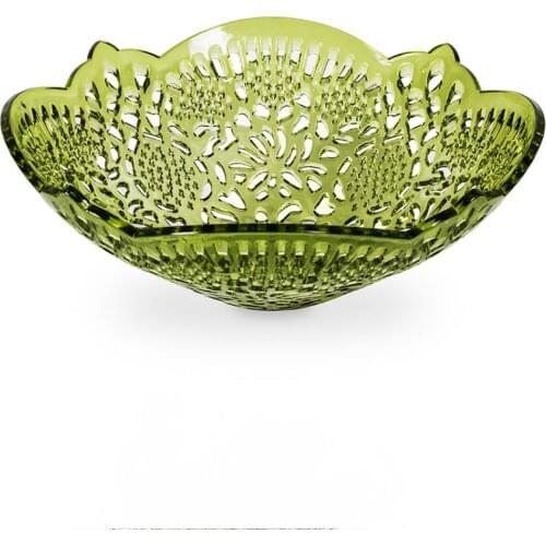 Vintage Green Fruit Bowl