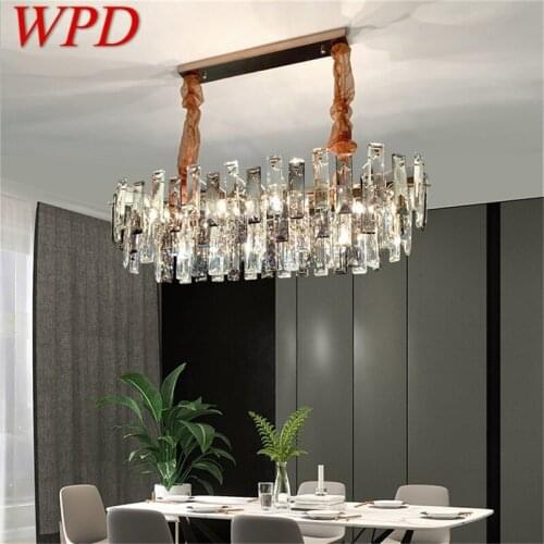WPD Pendant Light Postmodern Luxury Round LED Lamp Fixture For Home Decoration Living Room