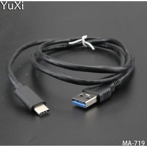 YuXi 1PCS/lot 1M Type-c male to USB 3.0 Connector Male to Male Standard Data Cable Data transmission line for Type-C Devices