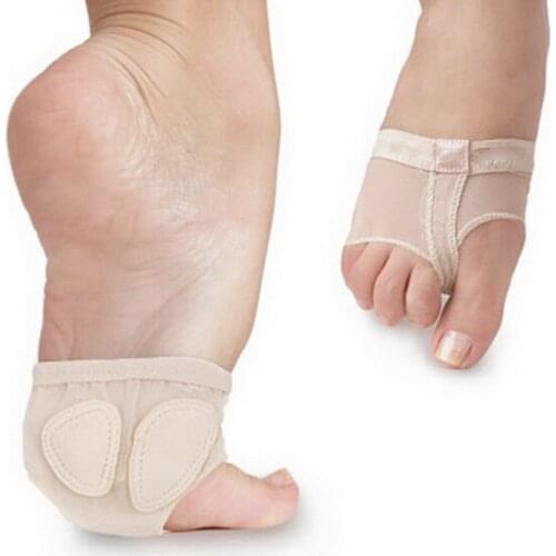 50psir Professional Women Belly Dancing Foot thong Ballet Flats Dance Socks Shoe Toe Pads Nude Silicone Insole DHL