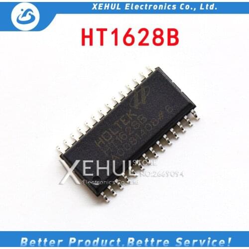 10PCS /100PCS /200PCS free shipping HT1628 HT1628B SOP28 TM1628 SM1628 LED driver chip