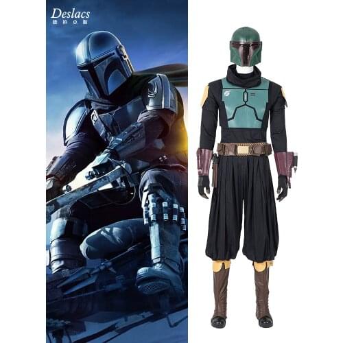 2021 Boba Fett Cosplay Costume Outfits custom made Bounty Hunter Cosplay Boba Fett cosplay costume