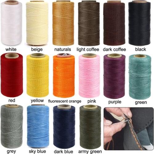 260m 0.8mm Waxed Thread For Leather Waxed Cord For Diy Handicraft Tool Hand Stitching Thread Flat Waxed Sewing Line