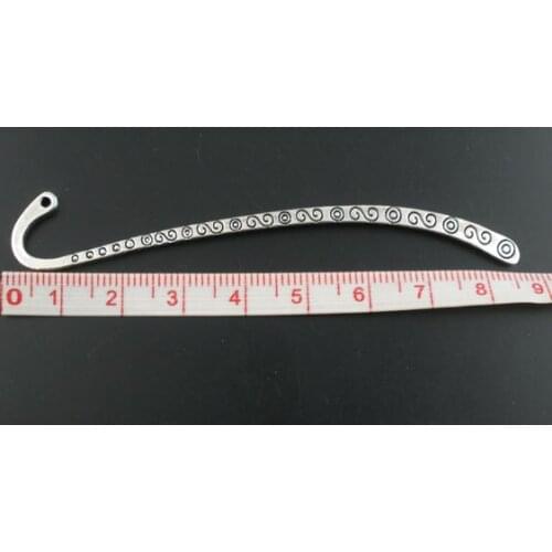 Free Shipping 10pcs Antique Silver Tone Bookmark With Loop 85mm Jewelry Findings Wholesale J0459