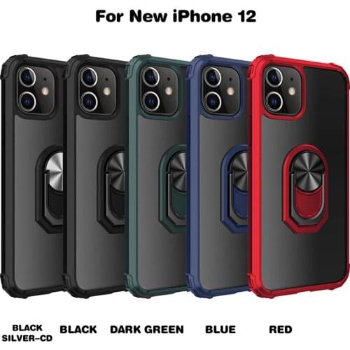 Armor Case For iPhone 12 Pro Max XR XS X 7 8 Plus 7 8 Cases Stand Holder Phone Case for iPhone 12 8 7Plus Shockproof Cover Shell