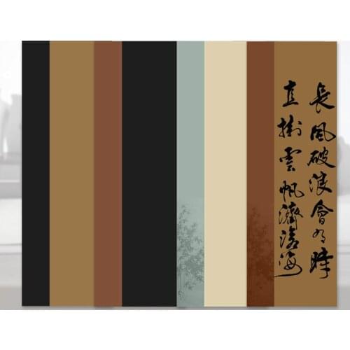 Calligraphy Xuan Paper Antique Batik Half-Ripe RicePaper Decoupage Brush Writing National Exhibition Paper 10 Sheets 34*138cm