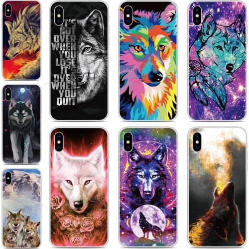 Tpu Soft Silicone Art Wolf Cover For Oukitel C23 C22 C21 C19 C18 K6000 C17 C16 C15 C13 Pro K9 U20 Plus Y4800 Phone Case