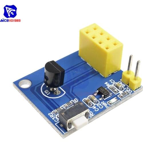 Diymore ESP8266 ESP-01 ESP-01S DS18B20 Temperature Sensor WIFI Serial Module NodeMCU IOT for Arduino Smart Home